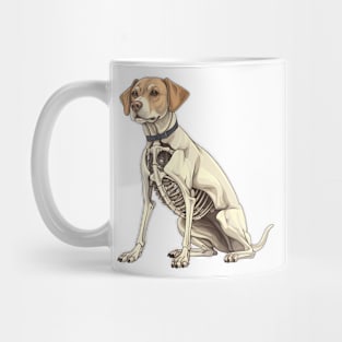 Skeleton Labrador Retriever Dog Mug